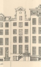 Keizersgracht 424, Tekening Caspar Philips