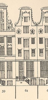 Herengracht 61 tekening Caspar Philips