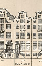 Keizersgracht 723, Tekening Caspar Philips