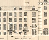 Keizersgracht 569-573 Tekening Caspar Philips