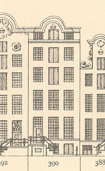 Keizersgracht 390, Tekening Caspar Philips