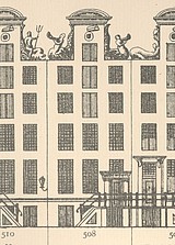 Herengracht 508, tekening Caspar Philips