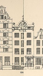 Keizersgracht 191, Tekening Caspar Philips