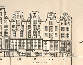 Keizersgracht 455 - 461, Tekening Caspar Philips