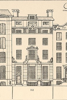 Herengracht 12, tekening Caspar Philips