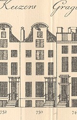 Keizersgracht 750 Tekening Caspar Philips