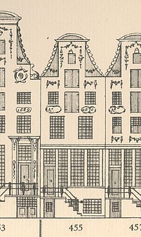 Keizersgracht 455, Tekening Caspar Philips