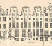 Herengracht 459 - 463,  Tekening Caspar Philips