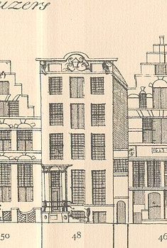 Keizersgracht 48, Tekening Caspar Philips