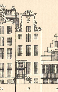 Keizersgracht 58, Tekening Caspar Philips