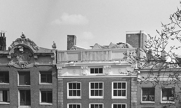 Keizersgracht 261-267 detail Schaap 1958 BMA SAA