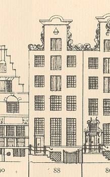 Keizersgracht 88, Tekening Caspar Philips