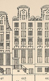 Keizersgracht 443, Tekening Caspar Philips