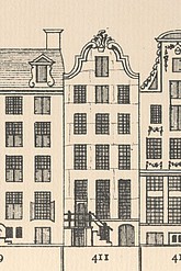 Keizersgracht 411, Tekening Caspar Philips