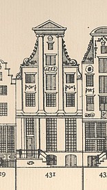 Keizersgracht 431, Tekening Caspar Philips