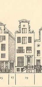 Herengracht 19 tekening Caspar Philips