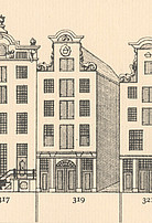 Herengracht 319, Tekening Caspar Philips