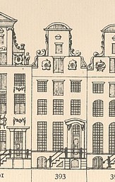 Keizersgracht 393, Tekening Caspar Philips