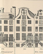 Keizersgracht 721, Tekening Caspar Philips