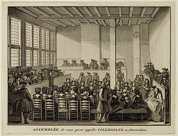 Herengracht 346 int weeshuis de Oranje Appel gravure SAA