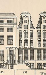 Keizersgracht 437, Tekening Caspar Philips