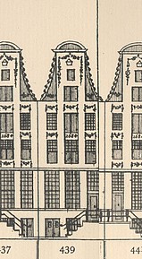 Keizersgracht 439, Tekening Caspar Philips