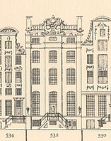 Keizersgracht 532 Tekening Caspar Philips