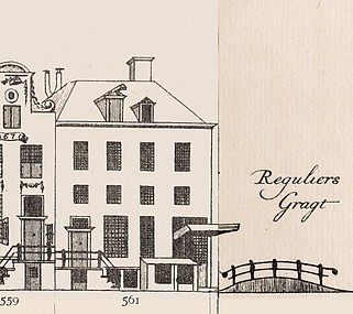 Herengracht 561, Tekening Caspar Philips