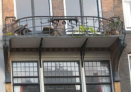 Keizersgracht 329, Balkon