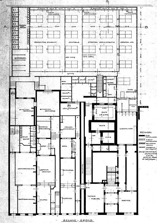 Keizersgracht 271 - 273 - 275 plattegr bg nieuw zw