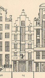 Keizersgracht 24, Tekening Caspar Philips