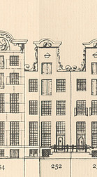 Keizersgracht 252 Tekening Caspar Philips