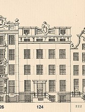 Herengracht 124 tekening Caspar Philips