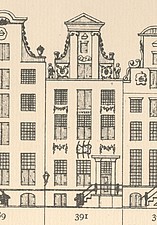 Keizersgracht 391, Tekening Caspar Philips