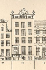 Herengracht 26 tekening Caspar Philips