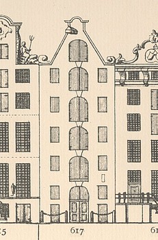 Keizersgracht 617, Tekening Caspar Philips