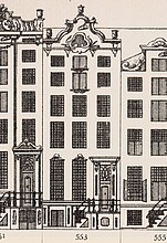 Herengracht 553, Tekening Caspar Philips