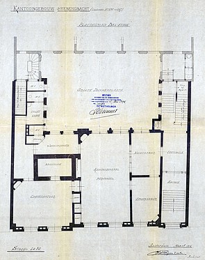 Herengracht 255a 1894 plattegrond 1 PA