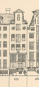 Herengracht 279, tekening Caspar Philips