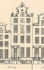 Keizersgracht 74, Tekening Caspar Philips