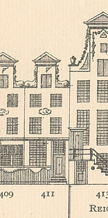 Herengracht 411, Tekening Caspar Philips