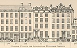 Keizersgracht 369-377, Tekening Caspar Philips