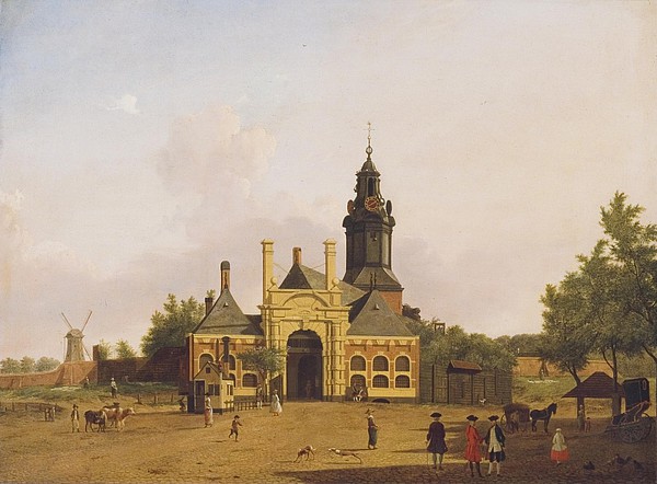 Poort 4  schilderij 1754 Compe