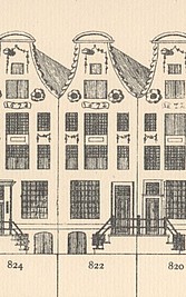 Keizersgracht 822 Tekening Caspar Philips