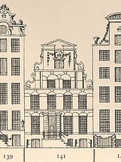 Keizersgracht 141, Tekening Philips Caspar