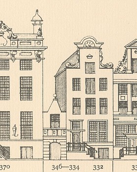 Keizersgracht 332, Tekening Caspar Philips