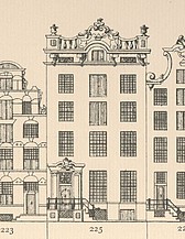 Keizersgracht 225 Tekening Caspar Philips