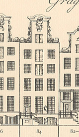 Keizersgracht 84, Tekening Caspar Philips