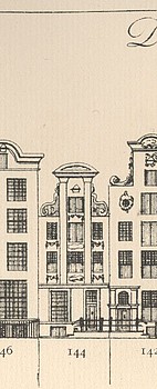 Herengracht 144 tekening Caspar Philips