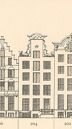 Keizersgracht 204 Tekening Caspar Philips